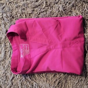 Figs raspberry sorbet xxl rafela oversized top, high waisted skinny yola xxl